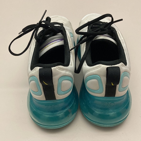 Nike Air Max 270 Shoes Womens Size 7Y AQ3196-101 White Aurora Teal - Picture 4 of 7